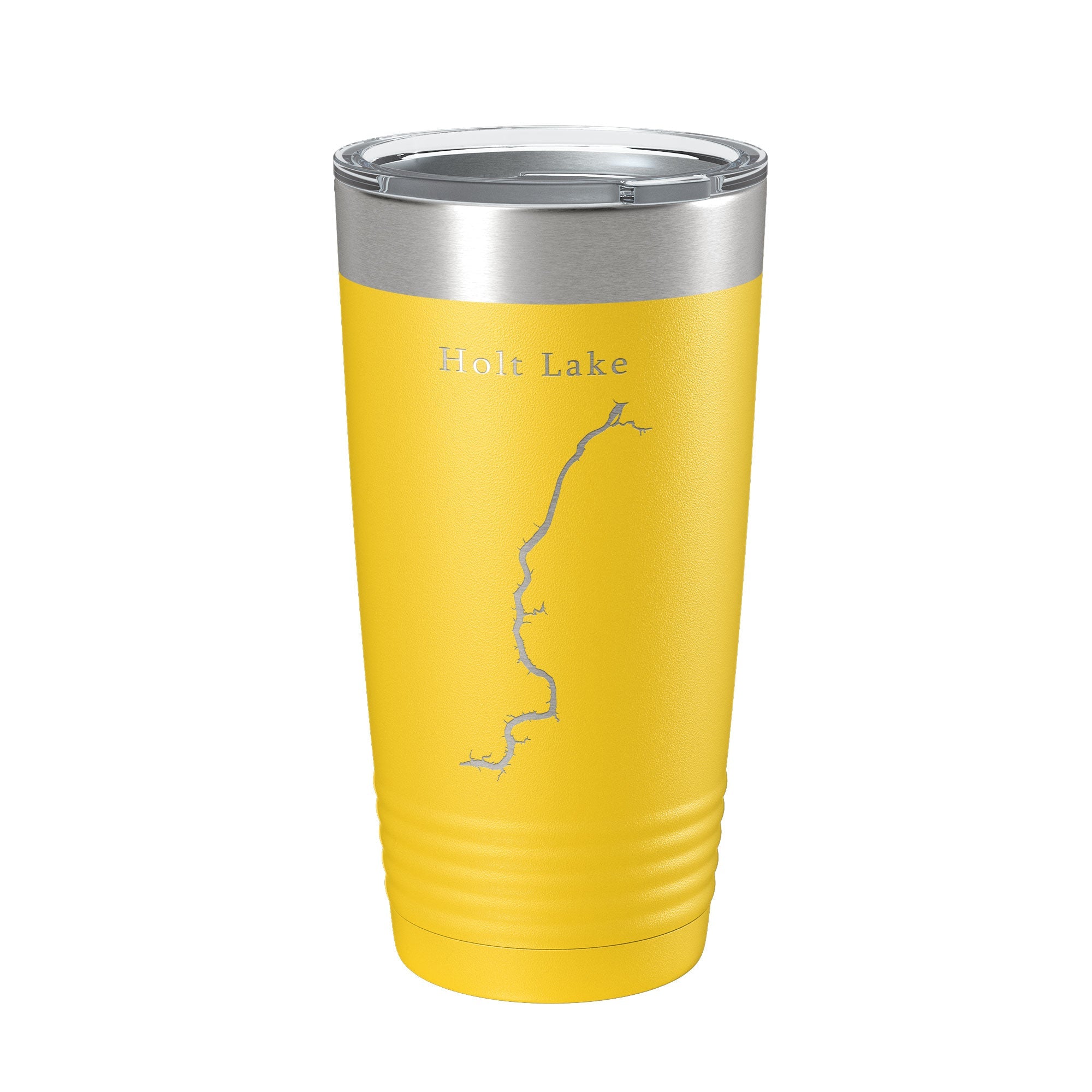 Holt Lake Map Tumbler Travel Mug Insulated Laser Engraved Coffee Cup Alabama 20 oz