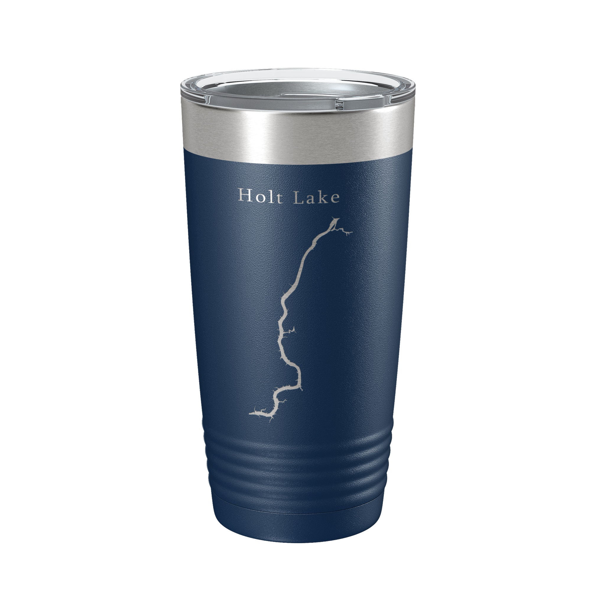 Holt Lake Map Tumbler Travel Mug Insulated Laser Engraved Coffee Cup Alabama 20 oz