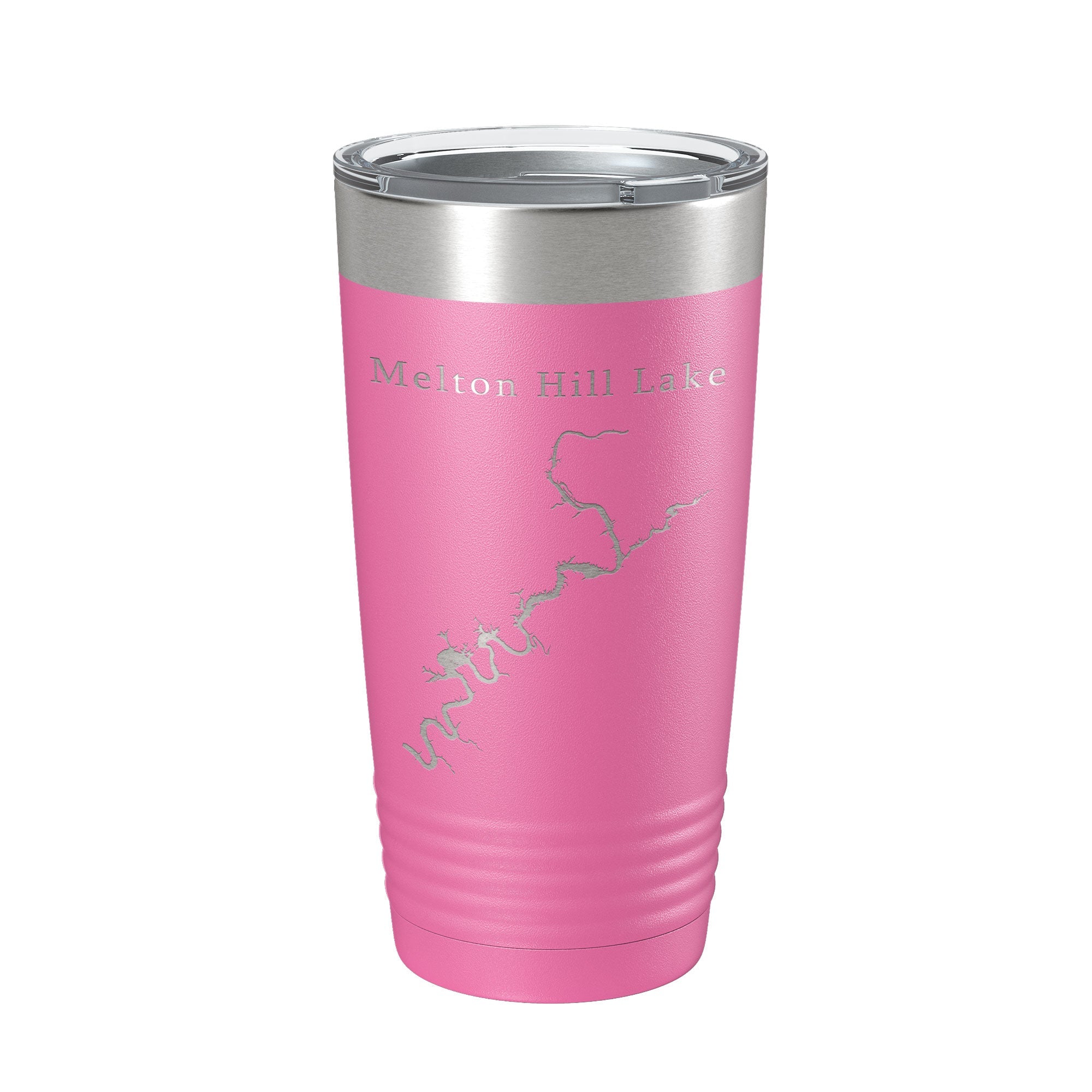 Melton Hill Lake Map Tumbler Travel Mug Insulated Laser Engraved Coffee Cup Tennessee 20 oz