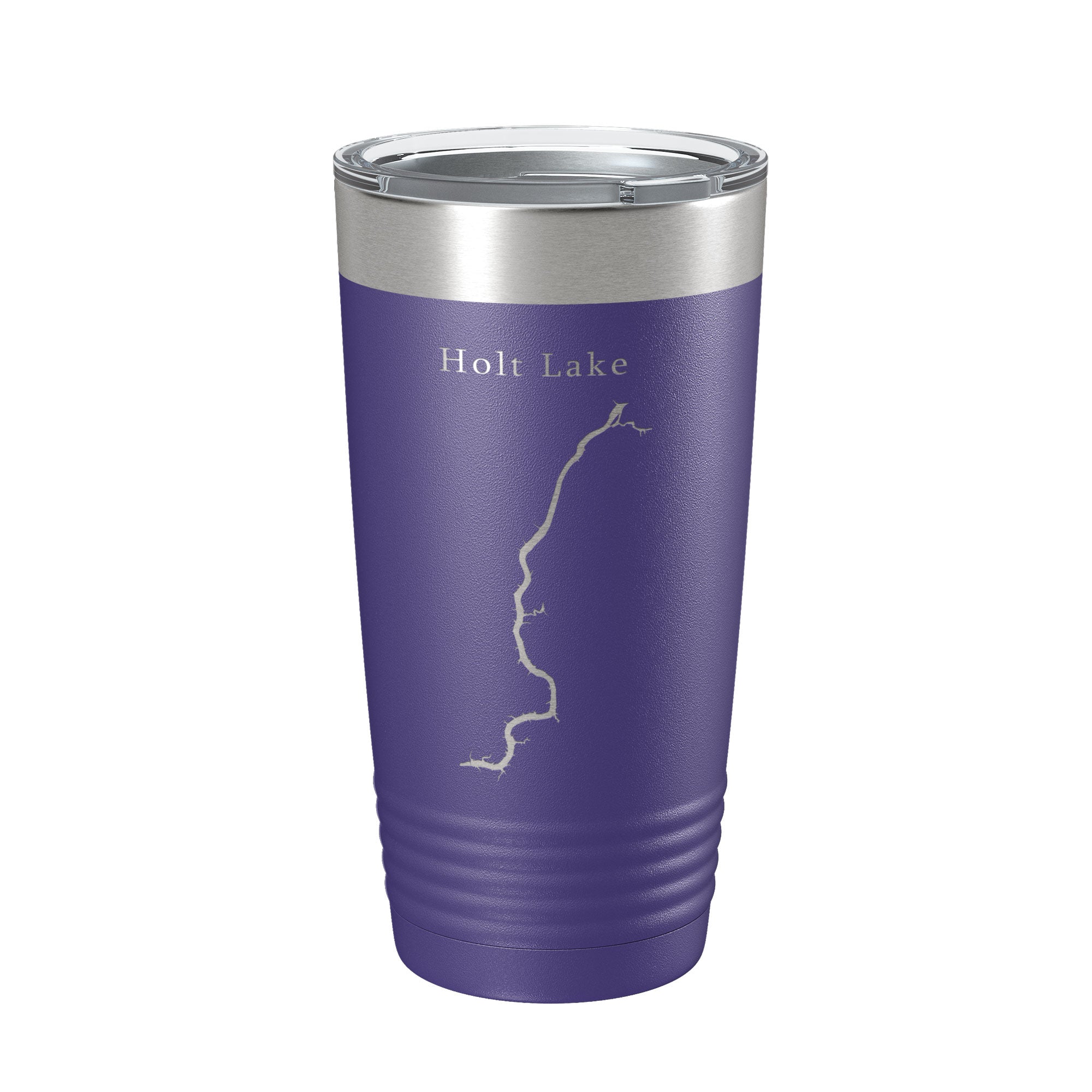 Holt Lake Map Tumbler Travel Mug Insulated Laser Engraved Coffee Cup Alabama 20 oz