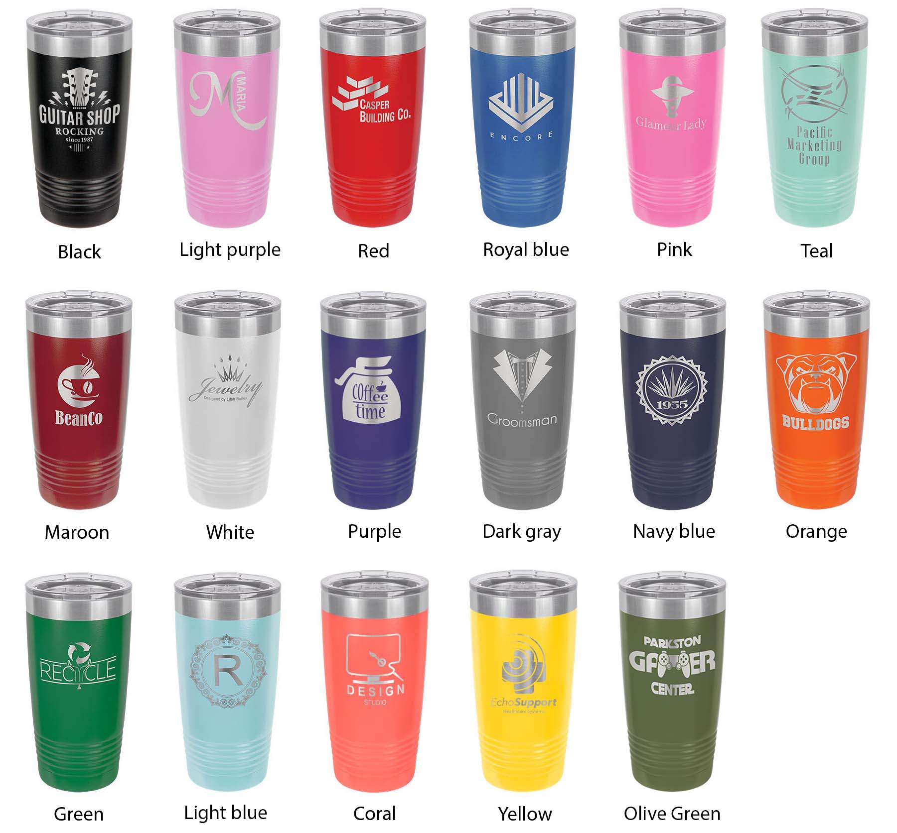Pug Mom Tumbler Dog Travel Mug Gift Insulated Laser Engraved Coffee Cup 20 oz
