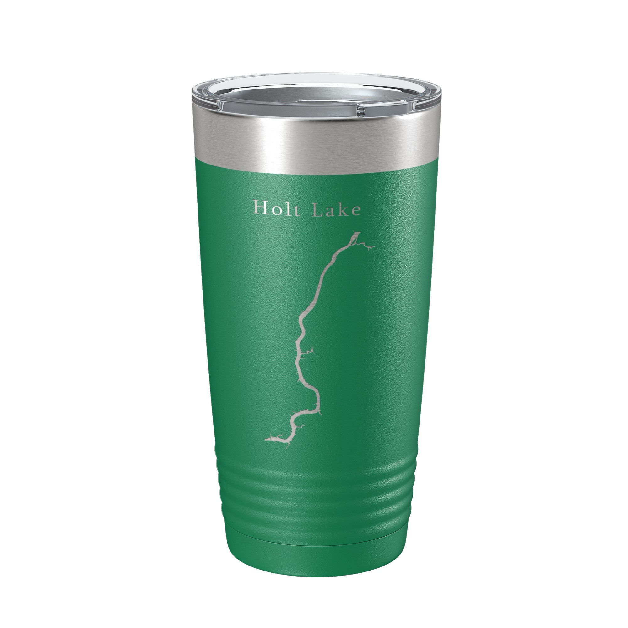 Holt Lake Map Tumbler Travel Mug Insulated Laser Engraved Coffee Cup Alabama 20 oz