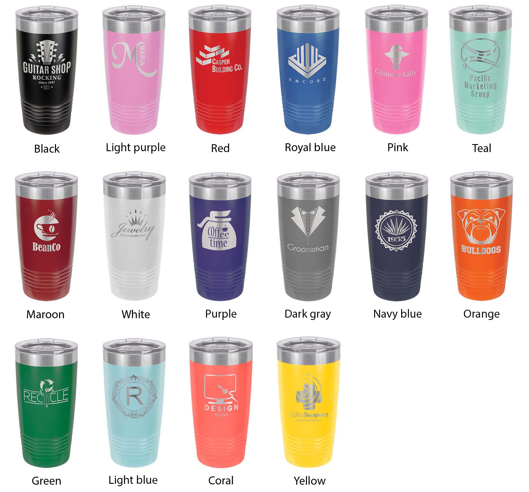 Lake Entiat Map Tumbler Travel Mug Insulated Laser Engraved Coffee Cup Washington 20 oz