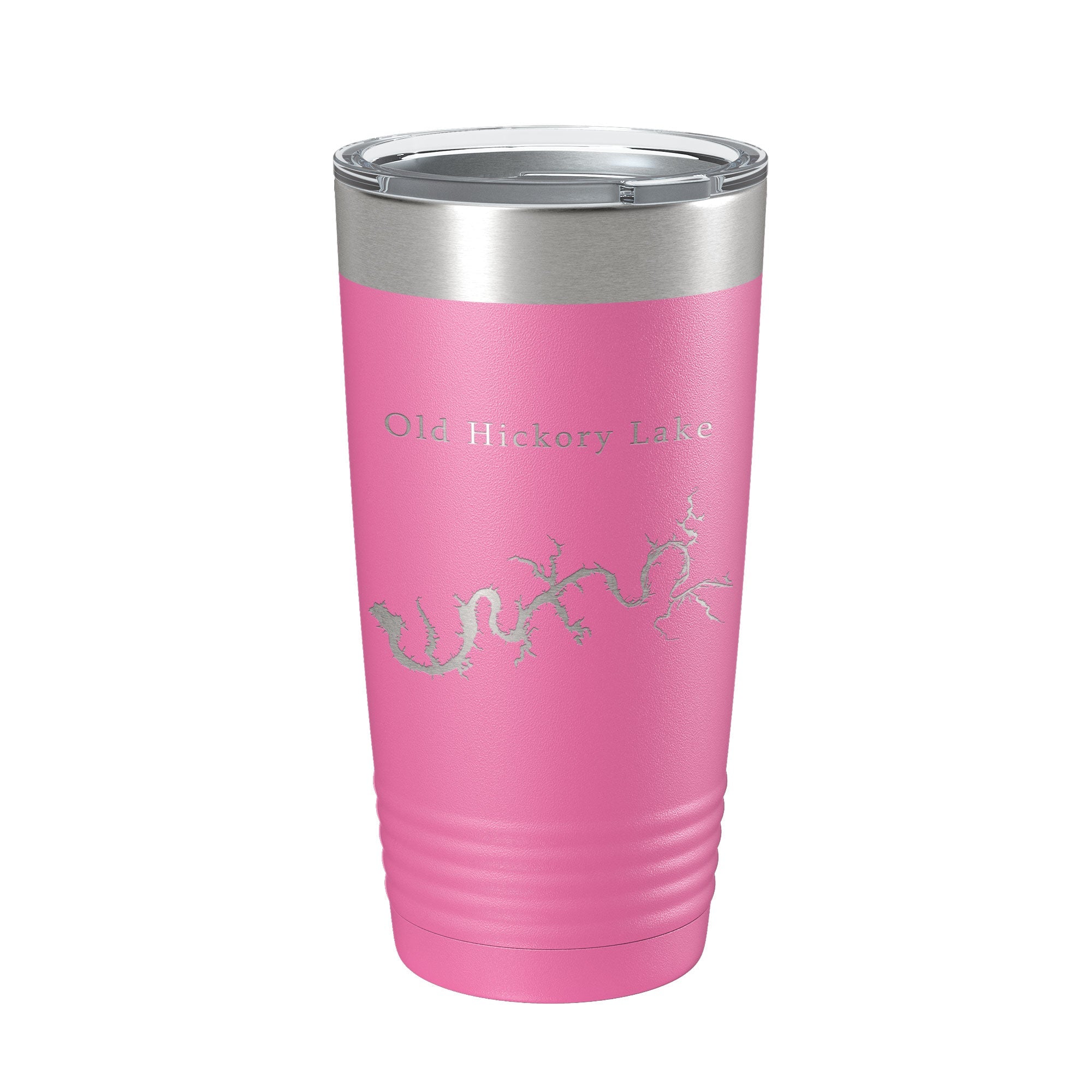 Old Hickory Lake Map Tumbler Travel Mug Insulated Laser Engraved Coffee Cup Tennessee 20 oz